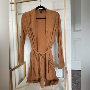 Forever 21 Camel Cardigan with Belt